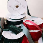 Green 'Merry Christmas' Velvet Ribbon