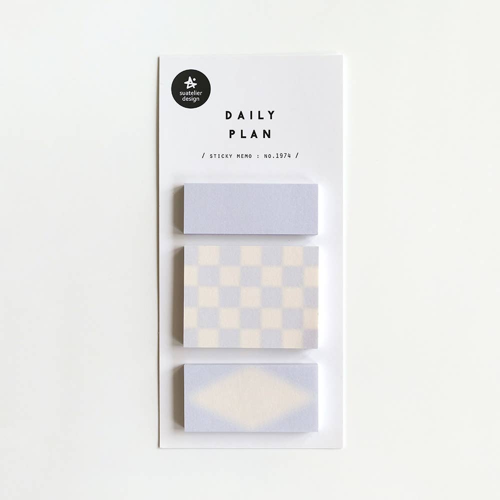 Sticky Notes - Daily Plan (Pastel Lavender)