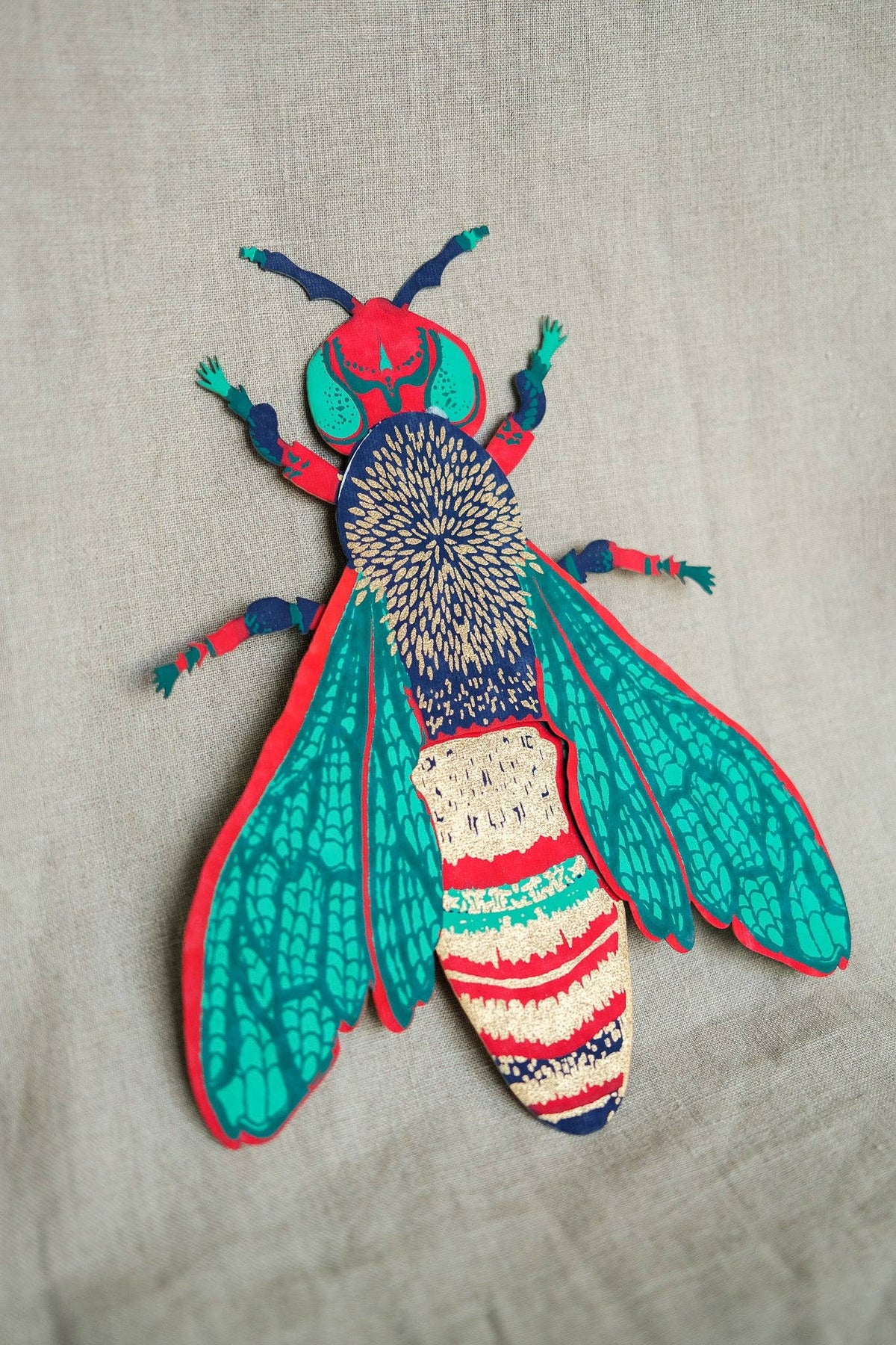 Wasp Greeting Card