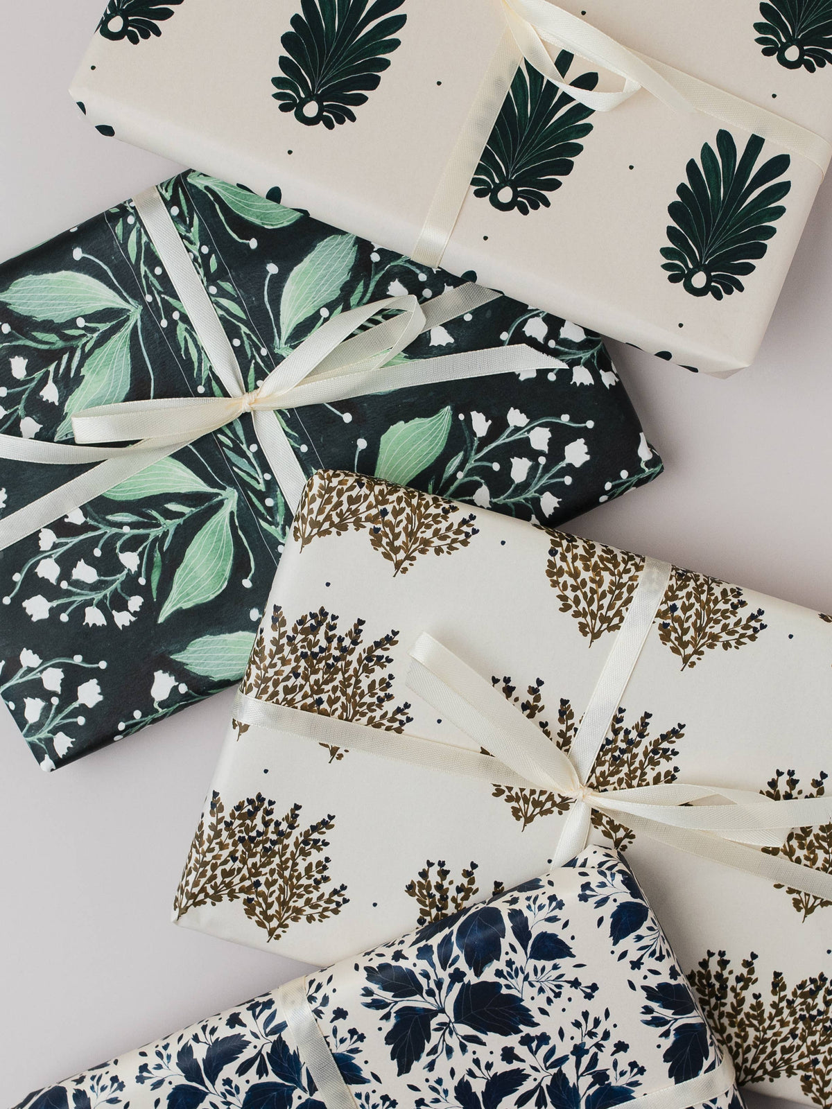 Lily of the Valley Botanical Luxury Gift Wrap Papers