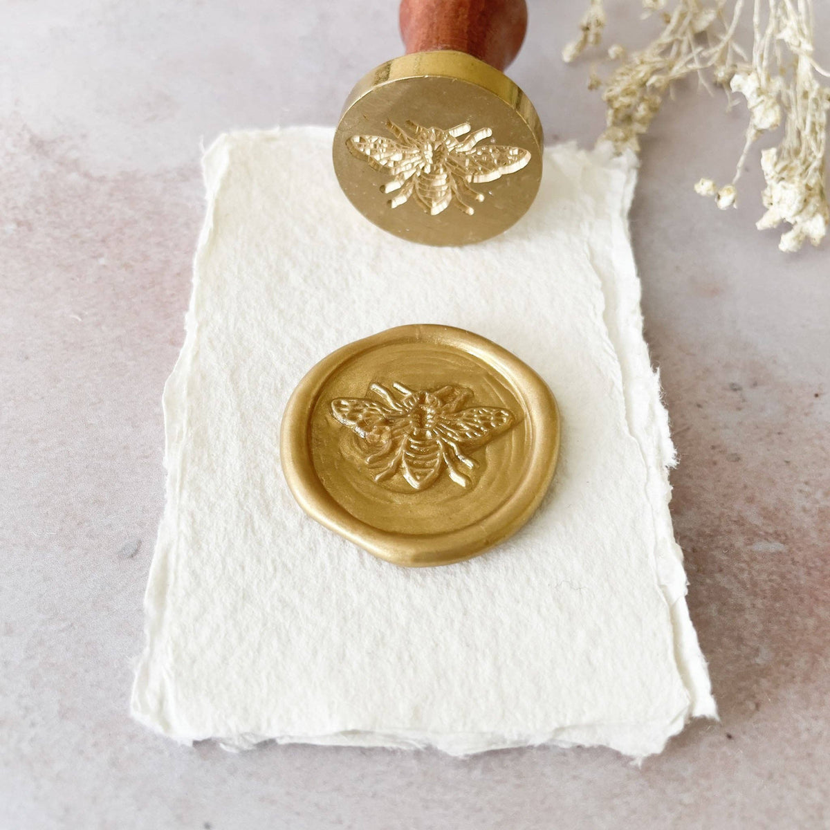 Bee Wax Stamp | Wax Seal with Bee Design