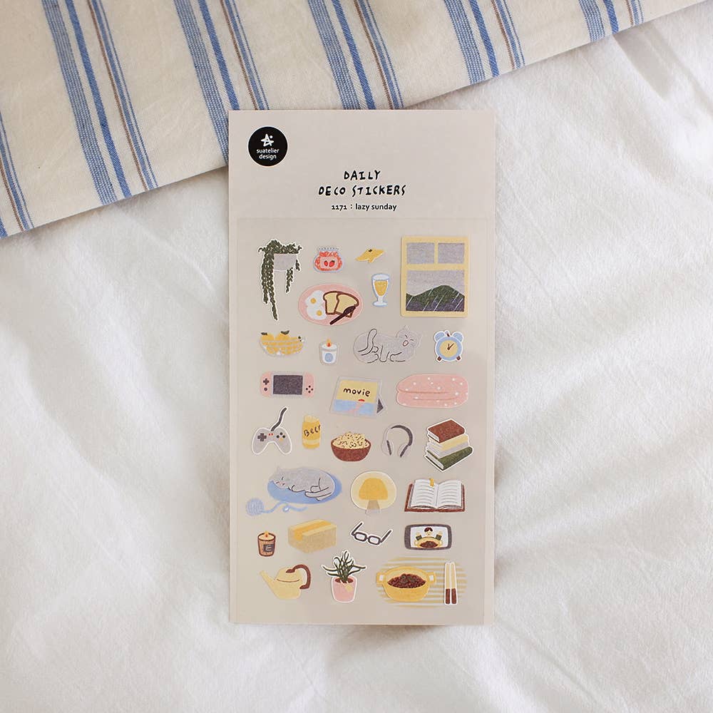 Daily Deco Stickers - Lazy sunday