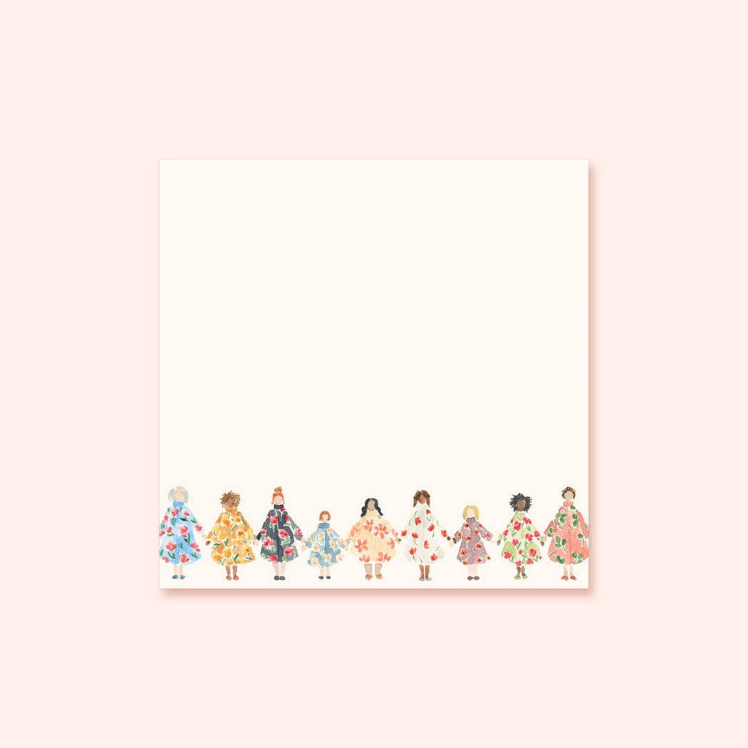 Floral Village Sticky Notes