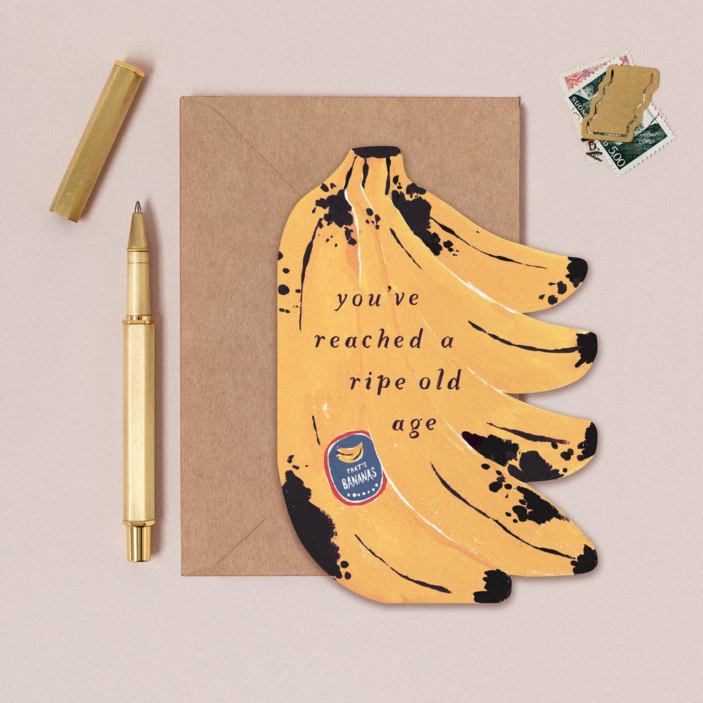 Ripe Bananas Birthday Card