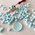 Aquamarine Sealing Wax Beads | Plastic Free Wax Seal Beads