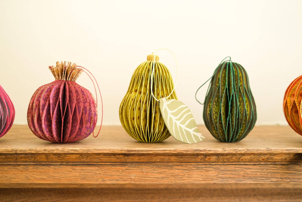 Pomegranate Honeycomb Ornament