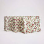 Block Printed Gift Bag - Lotus Cherry