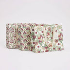 Block Printed Gift Bag - Pomegranate Cherry