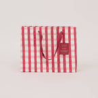 Block Printed Gift Bag - Gingham