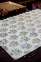 Block Printed Gift Bag - Wild Rose