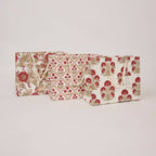 Block Printed Gift Bag - Wild Rose