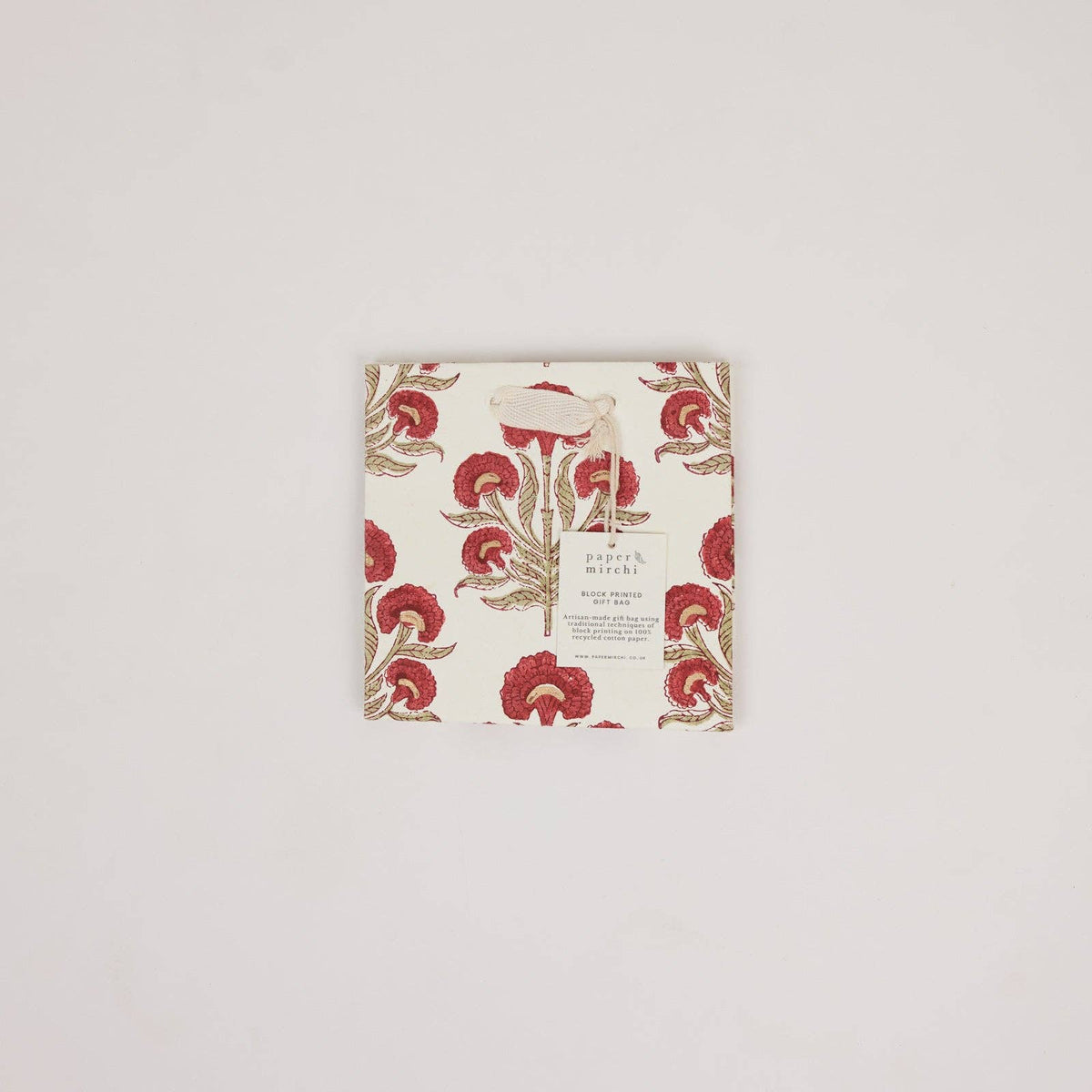 Block Printed Gift Bag - Aurora
