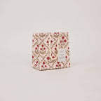 Block Printed Gift Bag - Floral Lattice