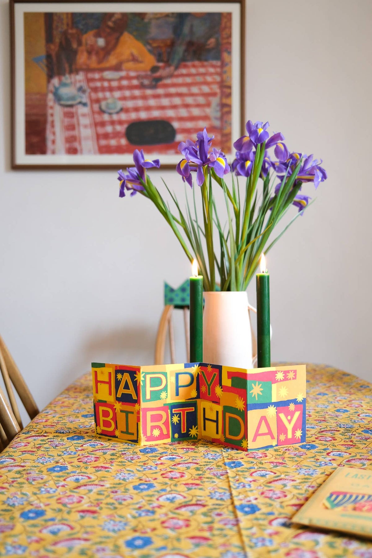 Happy Birthday Concertina Greeting Card