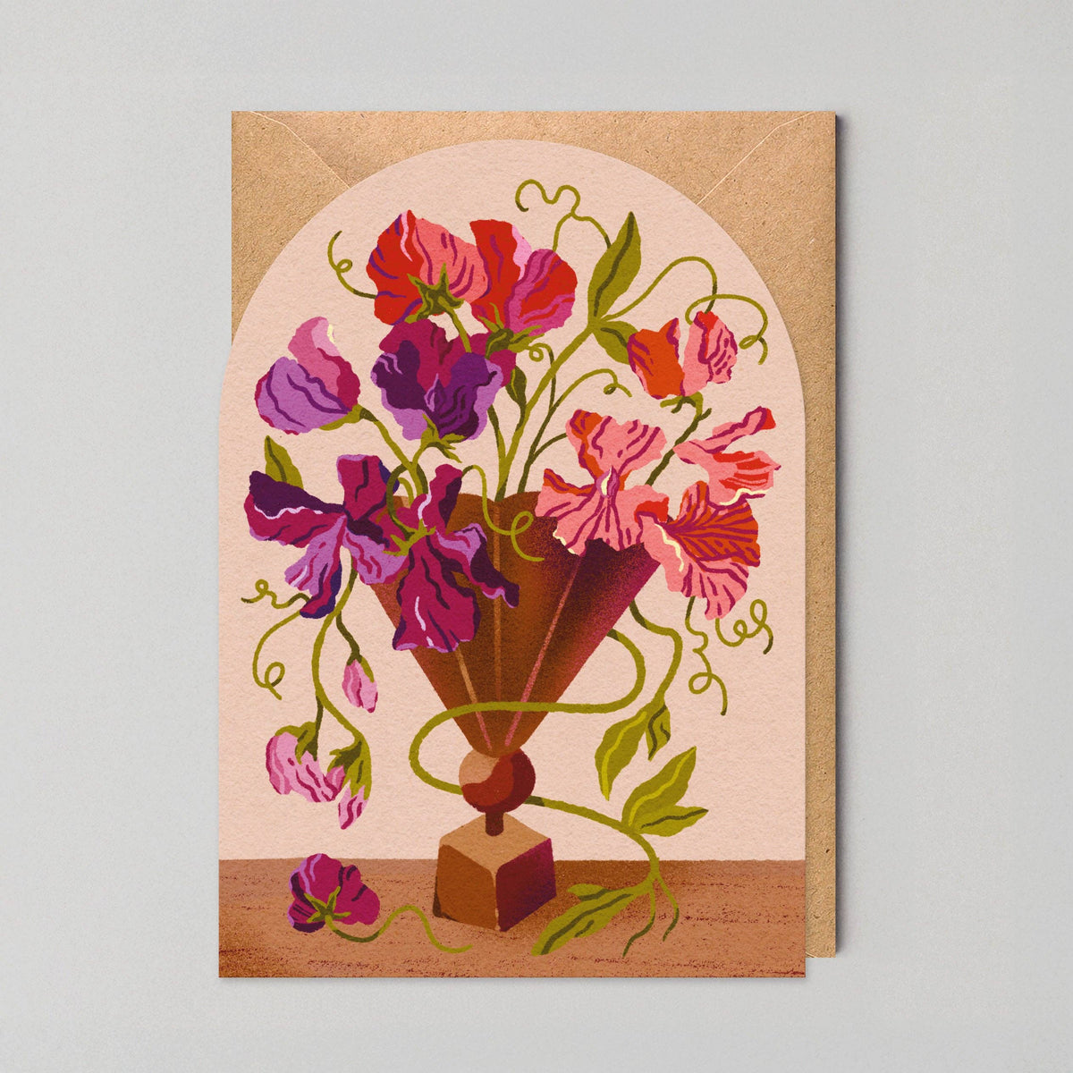Sweetpeas Art Card