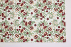 Block Printed Wrapping Paper Sheets - Pomegranate Cherry