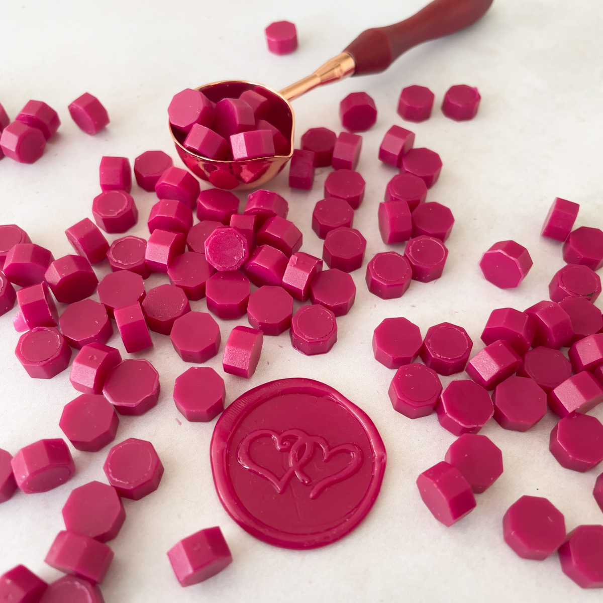 Ruby Red Sealing Wax Beads | Plastic Free Wax Seal Beads