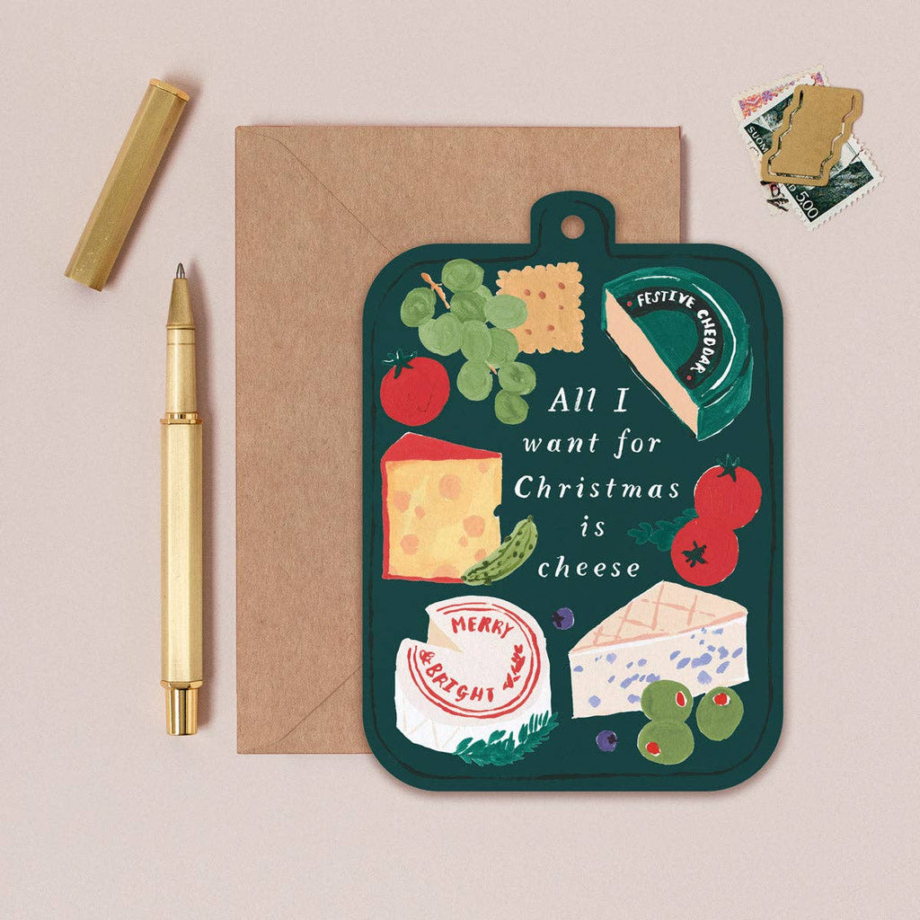 Cheeseboard Christmas Card