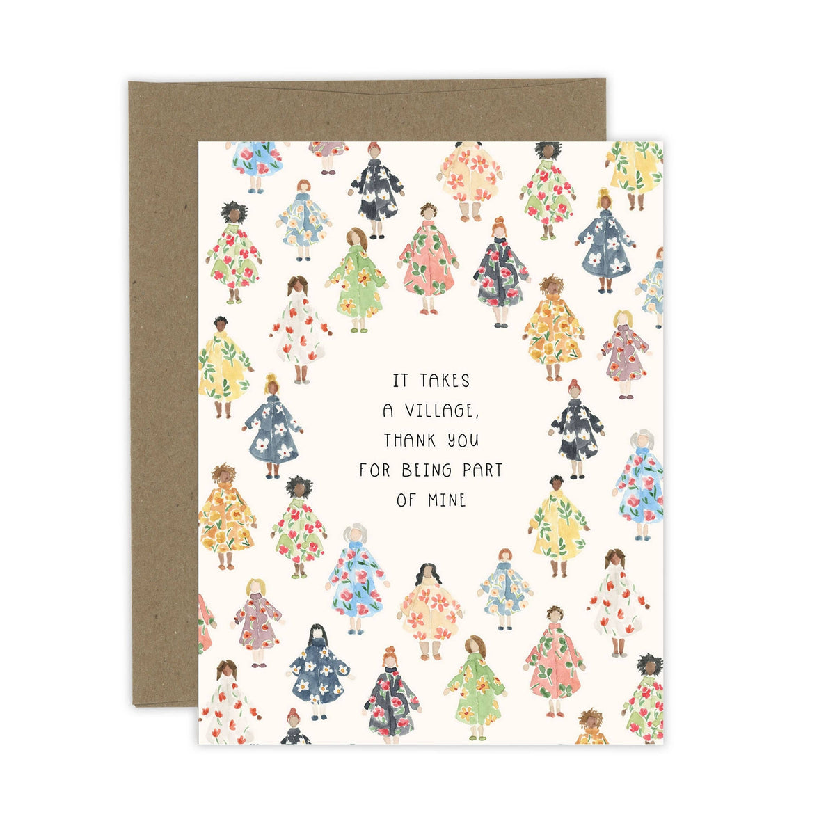 It Takes a Village Card | Thank You Card