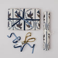 Dove Stars Christmas Botanical Luxury Gift Wrap Papers