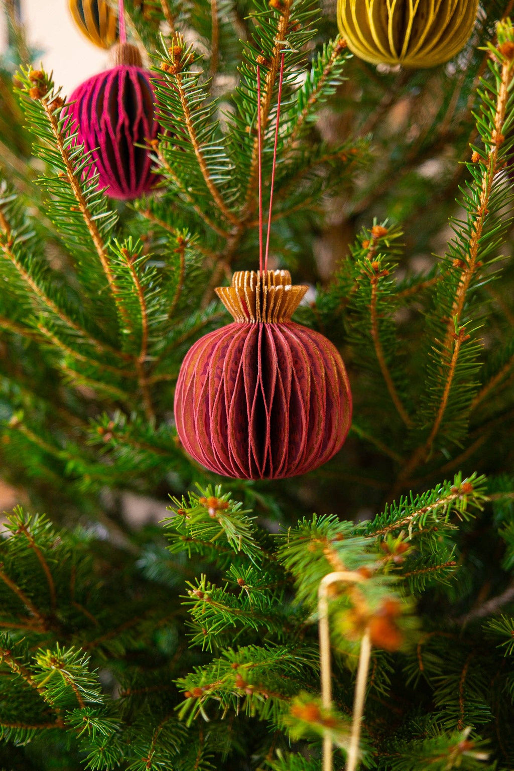 Pomegranate Honeycomb Ornament