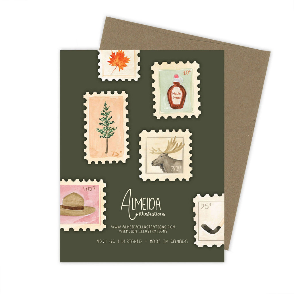 Canadian Stamps Card