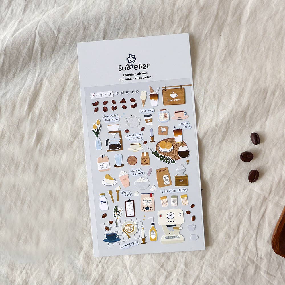 Daily Deco Stickers - I Like Coffee