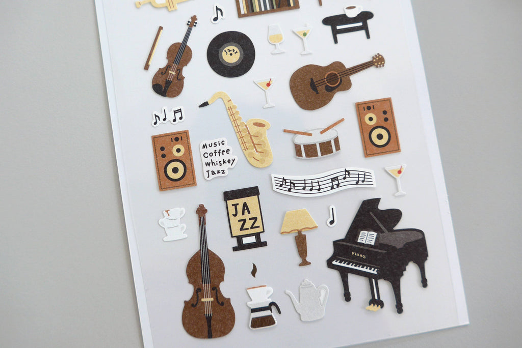 Daily Deco Stickers - Jazz cafe