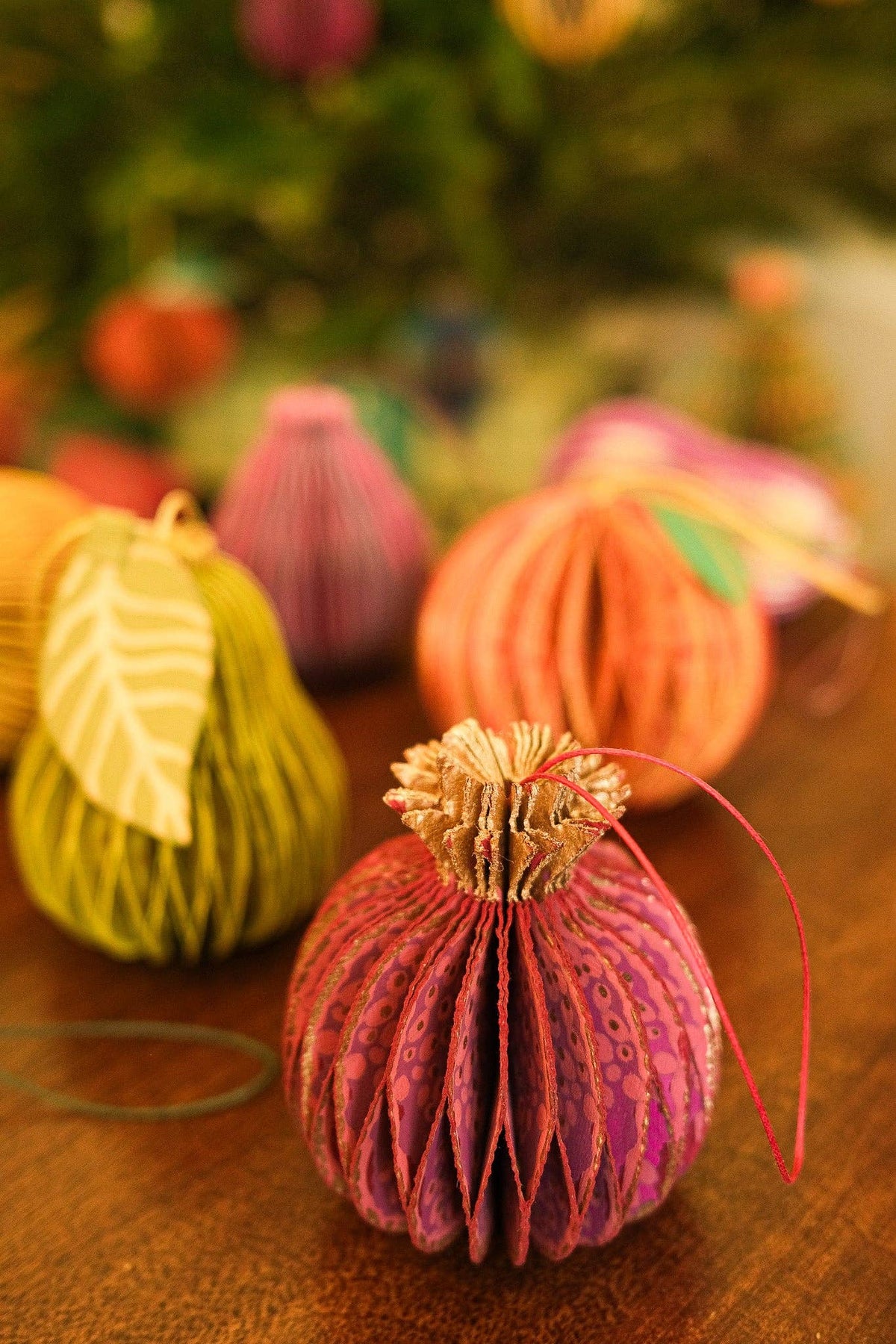 Pomegranate Honeycomb Ornament