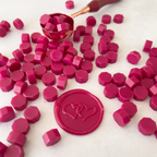 Ruby Red Sealing Wax Beads | Plastic Free Wax Seal Beads