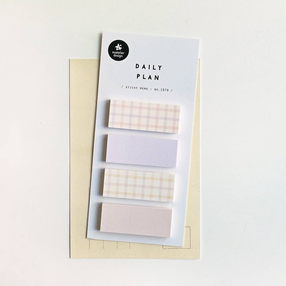 Sticky Notes - Daily Plan (Pastel Tabs)