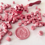 Dusky Pink Sealing Wax Beads | Plastic Free Wax Seal Beads