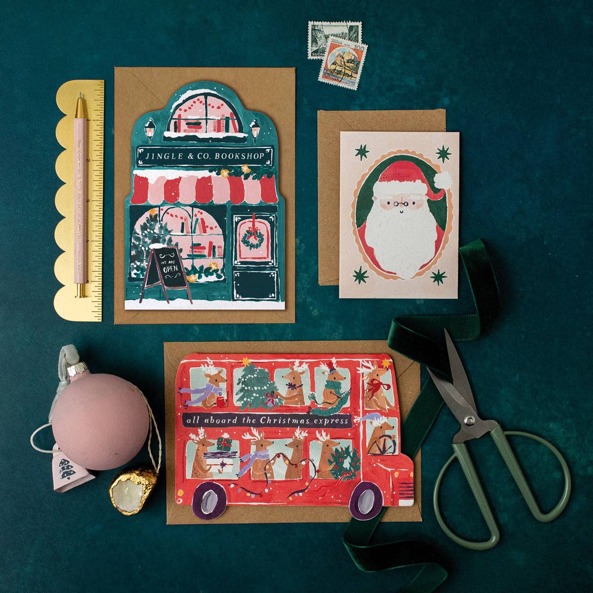 Bookstore Christmas Card