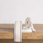 Baby Blue Stripe Woven Ribbon