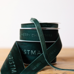 Green 'Merry Christmas' Velvet Ribbon