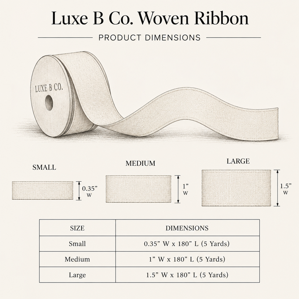 Baby Blue Stripe Woven Ribbon