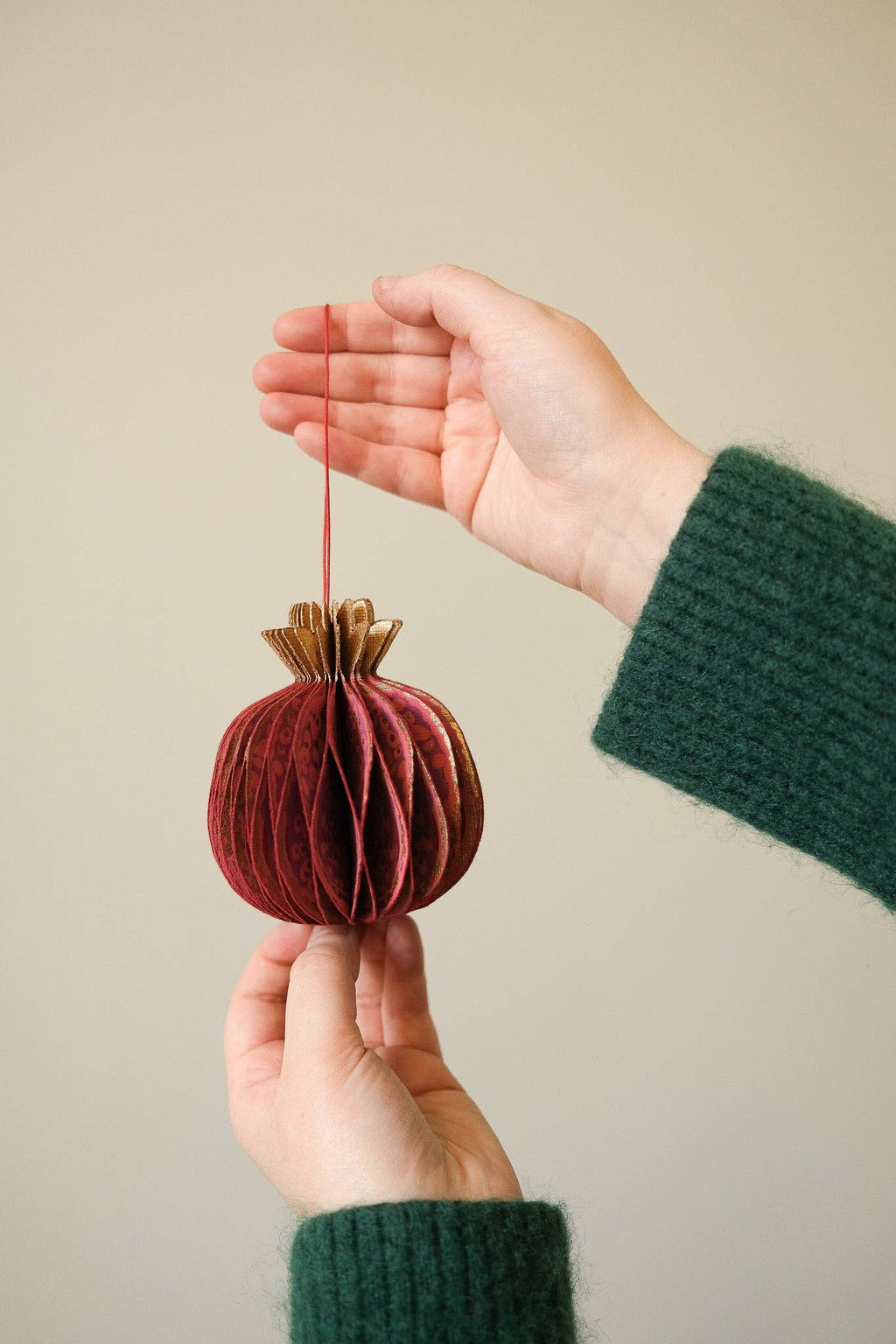 Pomegranate Honeycomb Ornament
