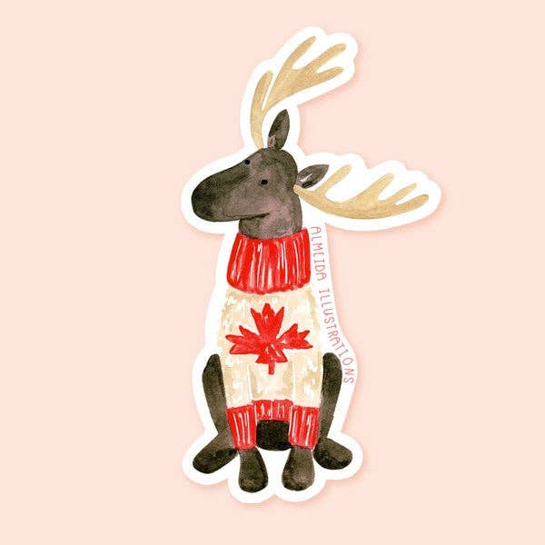 Maple Moose Sticker
