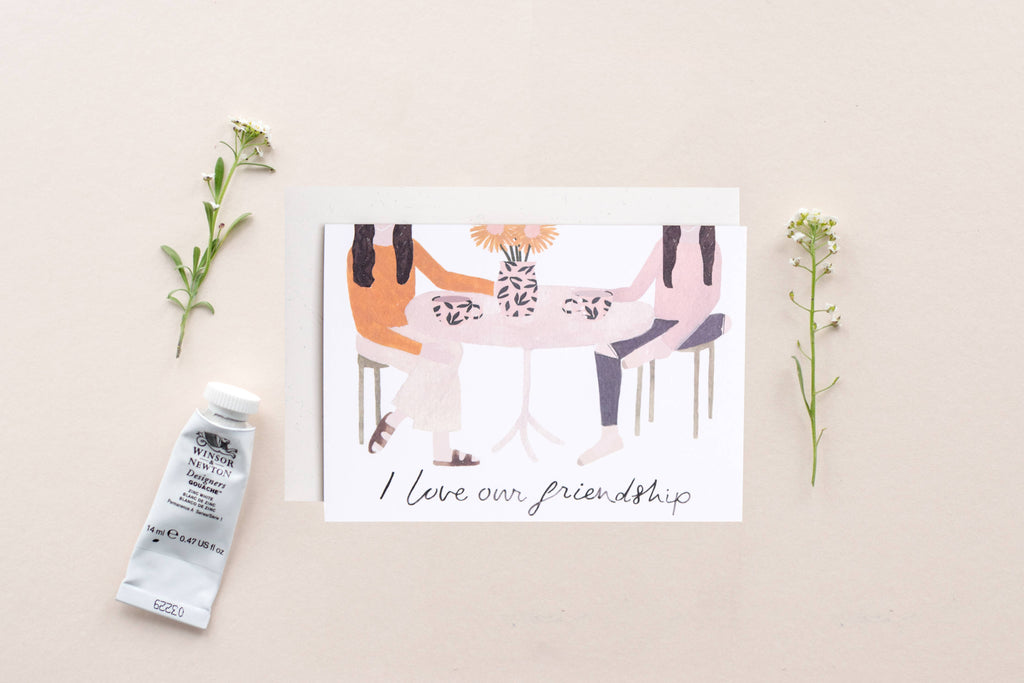'I Love Your Friendship' Galentines Card