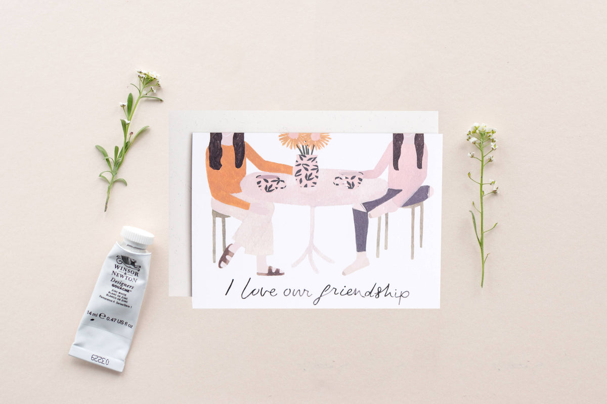 'I Love Your Friendship' Galentines Card