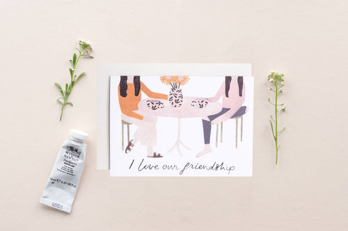 'I Love Your Friendship' Galentines Card